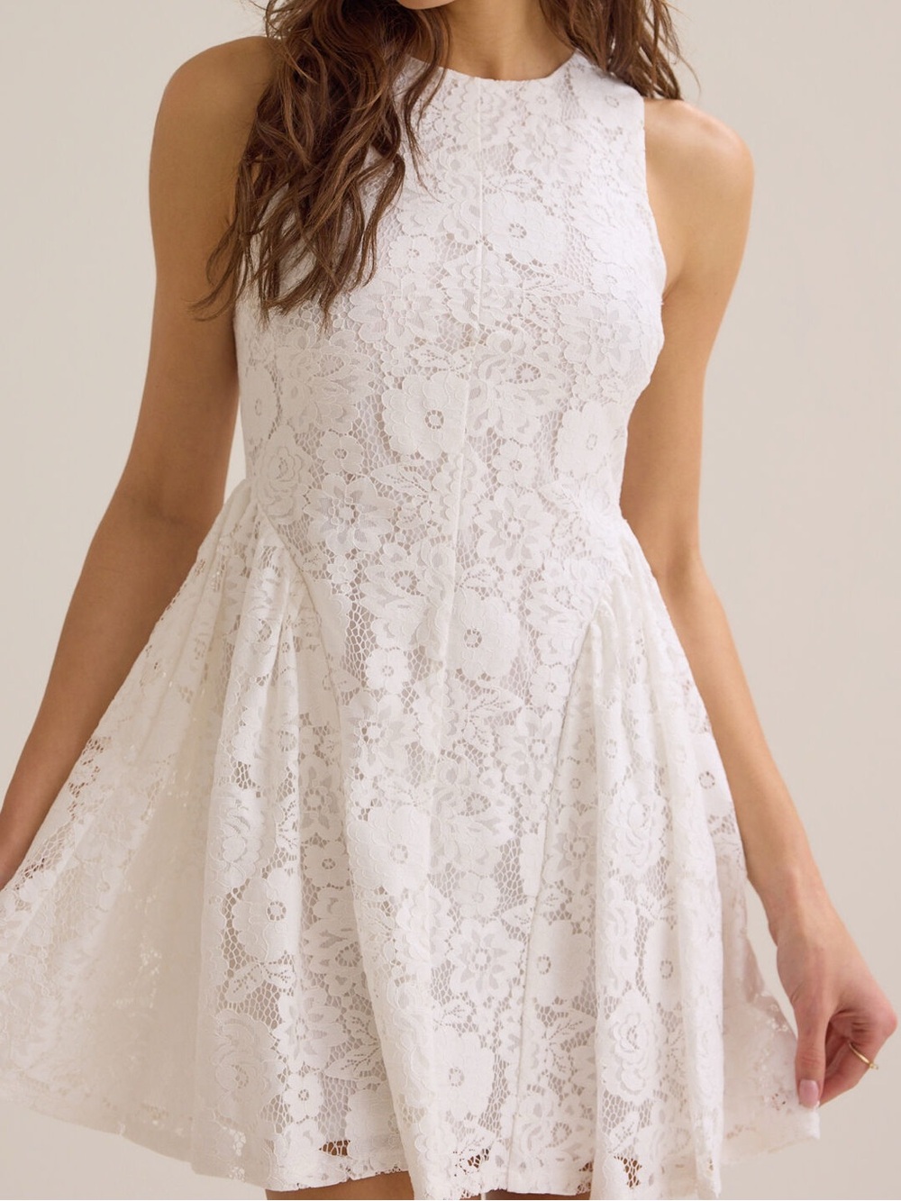 Brand new Altar'd State White Lace Mini Dress